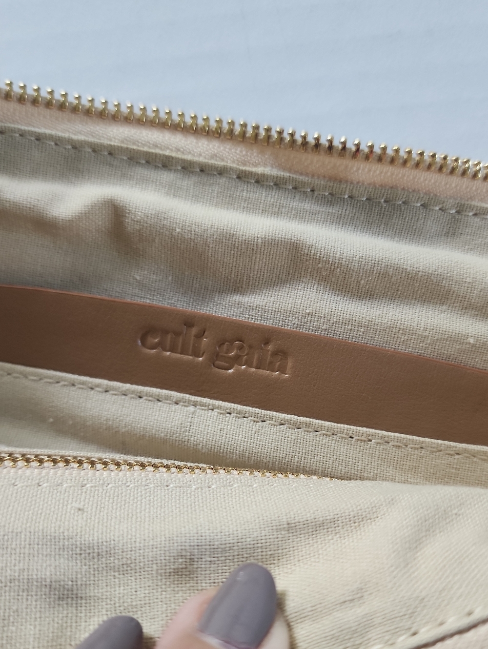 Cult Gaia Raffia Gold Beaded Woven Shoulder Bag - Picture 8 of 17